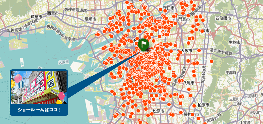 大阪市エリア地図