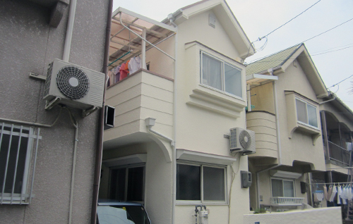 兵庫県尼崎市水堂町　Ｍ様邸 外壁・屋根塗装リフォーム