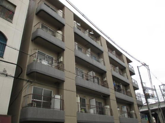 大阪市西成区　賃貸マンション　外壁マハールリフォーム施工事例