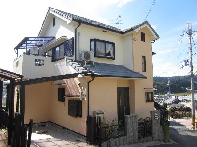 奈良市二名平野　Ａ様邸 外壁・屋根ガイナ塗装