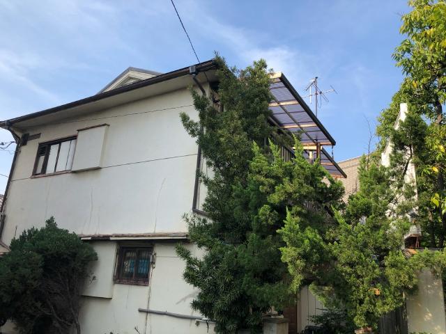 大阪市阿倍野区相生通　H様邸　屋根ガルテクトカバー葺き替えリフォーム施工事例
