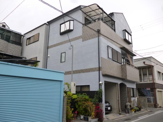大阪市平野区喜連　Ｔ様邸　外壁・屋根塗装リフォーム施工事例
