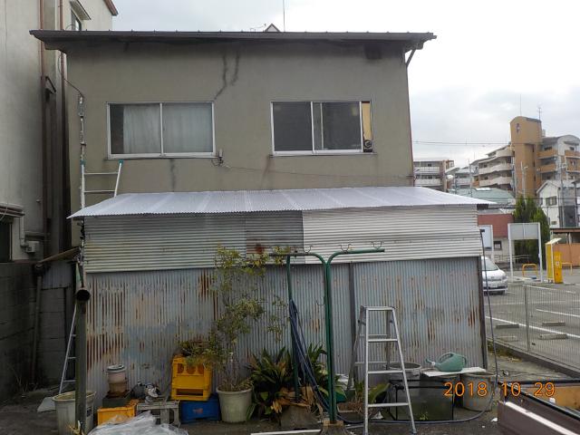 大阪市平野区　Ｓ様　屋根ガルバリュウム葺き替えリフォーム施工事例