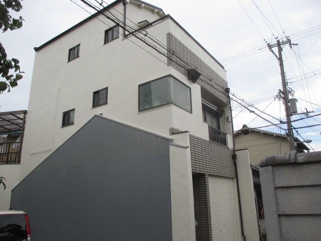 大阪市東住吉区　Ｓ様　外壁アステック塗装、屋根リフォーム施工事例