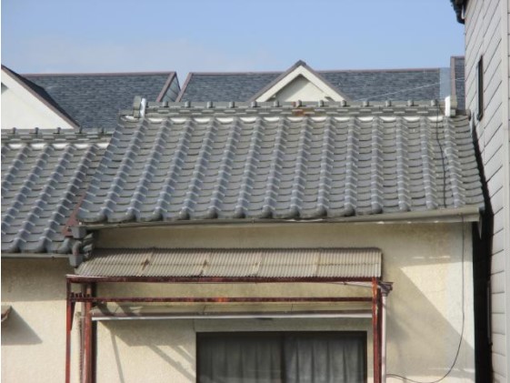 京都市伏見区向島庚申町　Ｓ様邸 屋根ラバー・漆喰工事