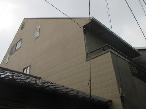 大阪市中央区　Ｔ様　外壁・屋根ガイナ塗装リフォーム施工事例