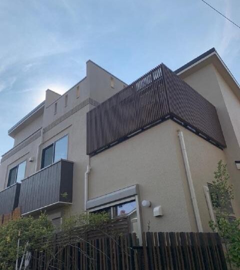 大阪市西淀川区中島　K様邸　外壁・屋根塗装リフォーム施工事例
