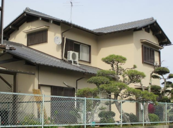 奈良市秋篠町　Ｈ様　外壁ガイナ塗装リフォーム施工事例