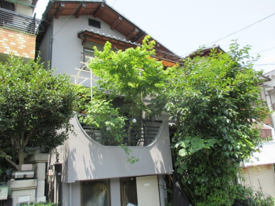 大阪市城東区　Ｉ様　外壁ガイナ塗装リフォーム施工事例