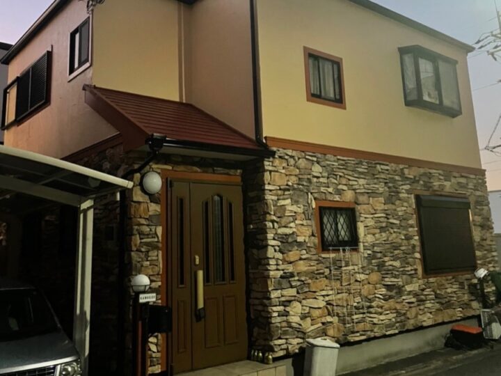 大阪府松原市別所　K様邸　外壁・屋根塗装工事
