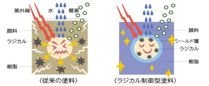 無機成分と有機成分