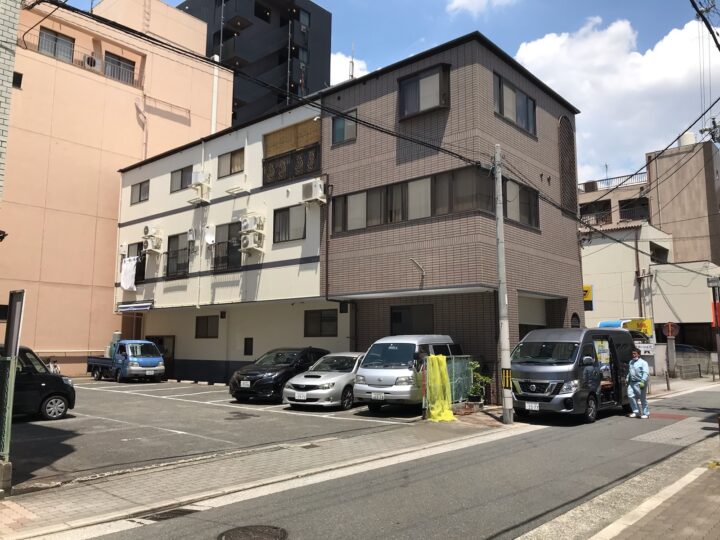 大阪市生野区新今里　I金属化工様　外壁・屋根塗装、電気工事