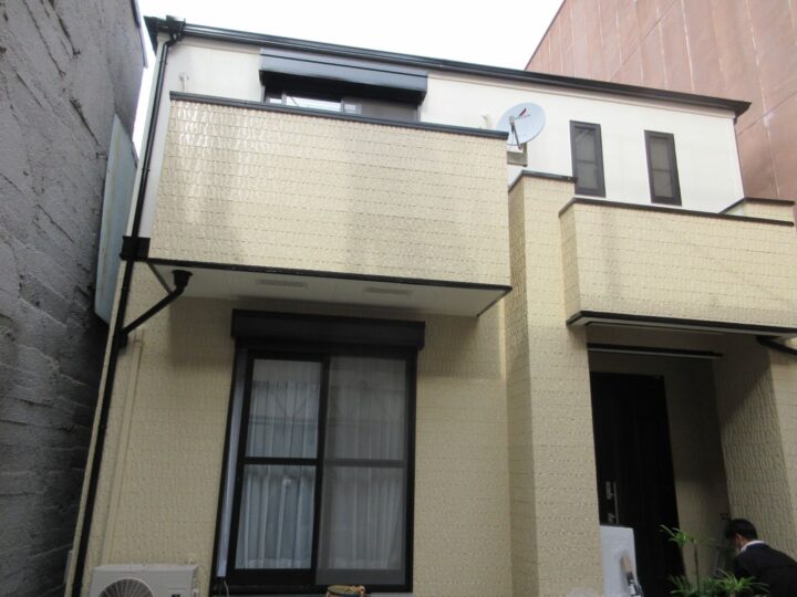 大阪市中央区谷町６丁目　S様邸　外壁塗装工事、屋根塗装工事、内装工事