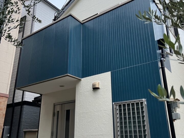 大阪府豊中市岡上の町1丁目　Y様邸　外壁塗装工事、屋根塗装工事、防水工事