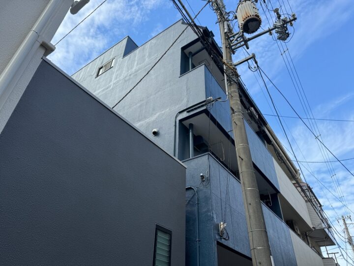 大阪市北区本庄西1丁目　M様邸　外壁塗装工事、防水工事