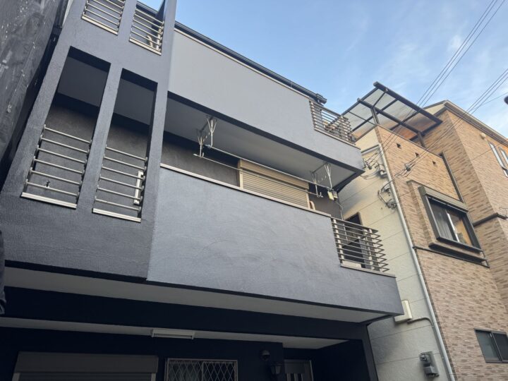 大阪市大正区泉尾1丁目　A様邸　外壁塗装工事、屋根塗装工事