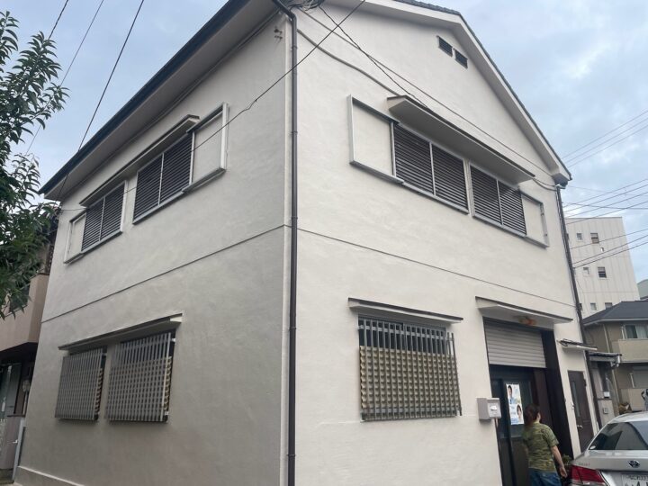 大阪市東住吉区杭全1丁目　Ａ様邸　外壁塗装工事