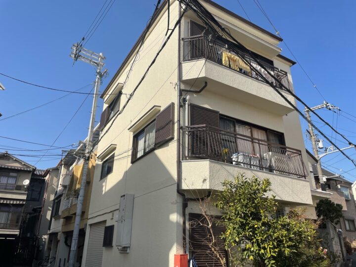 大阪市阿倍野区晴明通　S様邸　外壁塗装工事、屋根塗装工事