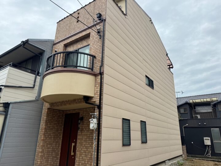 大阪市阿倍野区昭和町４丁目　H様邸　外壁塗装工事、屋根塗装工事