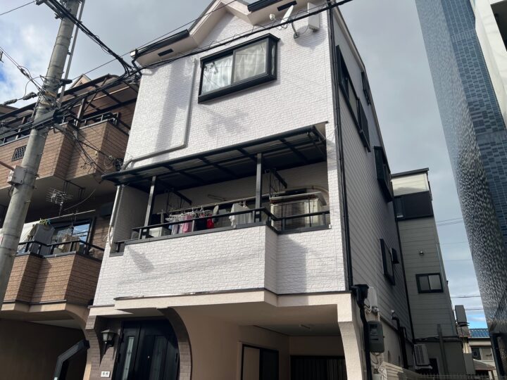 大阪市都島区内代町1丁目 T様邸 外壁塗装工事、屋根塗装工事