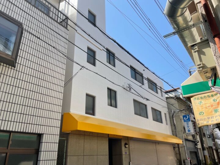大阪市福島区玉川４丁目　H社様邸　外壁塗装、防水工事、内装工事