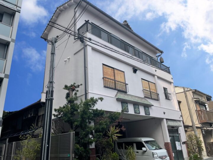 大阪市阿倍野区昭和町4丁目　K寺様　外壁塗装工事、屋根ラバー、内装工事