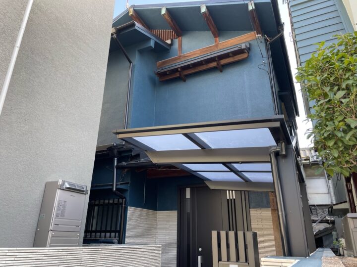 大阪市住吉区住吉1丁目　W様邸　全面改修（外壁塗装工事、屋根葺き替え工事、内装工事）