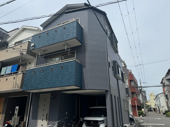 大阪市東成区深江北1丁目　Ｋ様邸　外壁塗装工事、屋根塗装工事