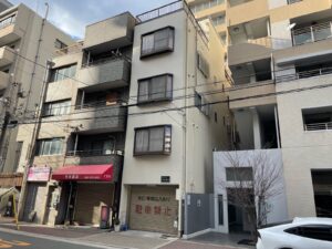 大阪市中央区谷町7丁目　S様邸　外壁塗装工事、防水工事