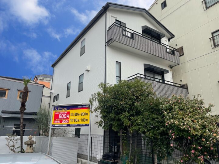 大阪市生野区田島3丁目　 R様邸　外壁塗装工事、屋根塗装工事、防水工事