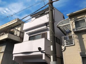 大阪市鶴見区緑3丁目　Y様邸　外壁塗装工事、屋根塗装工事、雨樋交換工事、外壁サイディング工事