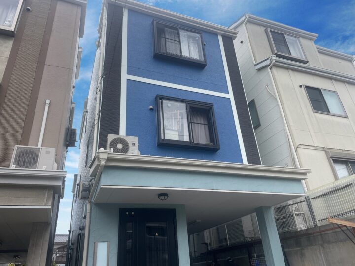 大阪府摂津市別府1丁目　H様邸　外壁塗装工事、屋根塗装工事