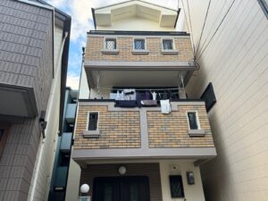 大阪市阿倍野区天王寺町南2丁目　U様邸　外壁塗装工事、屋根塗装工事、トイレ交換工事
