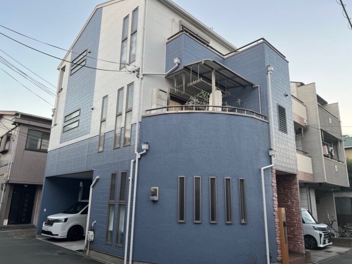 大阪市平野区加美北1丁目 W様邸 外壁塗装工事、屋根塗装工事