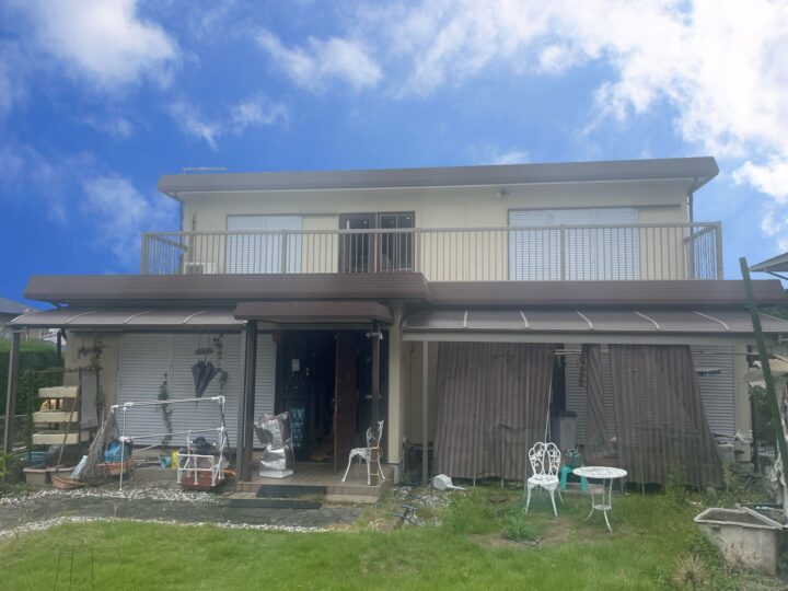 大阪府南河内郡千早赤阪村小吹　Ⅿ様邸　屋根塗装工事