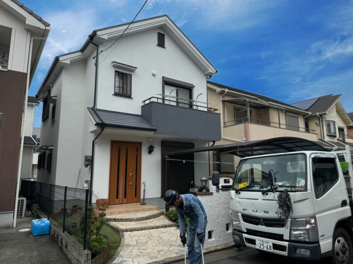 奈良県橿原市葛本町　Y様邸　外壁塗装工事、屋根塗装工事