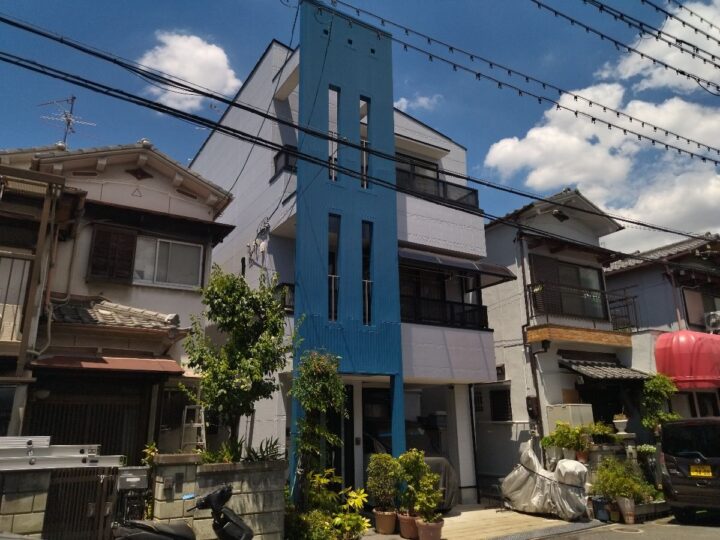 大阪府摂津市鳥飼新町2丁目　O様邸　外壁塗装工事、屋根塗装工事、防水工事