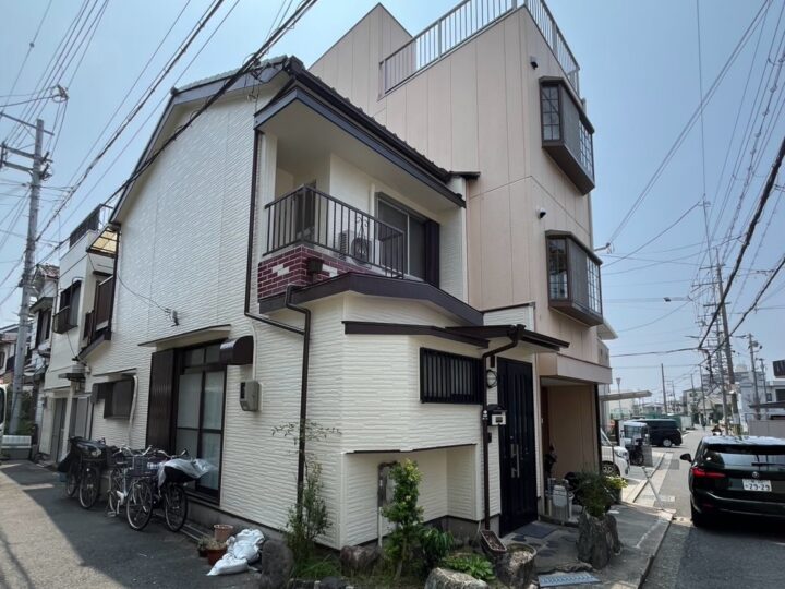 堺市中区陶器北　A様邸　外壁塗装工事、防水工事、屋根ラバー