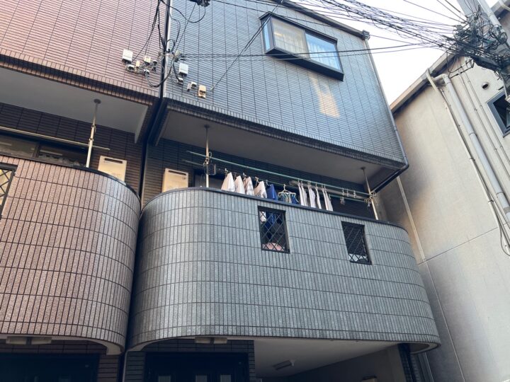 大阪市平野区長吉出戸5丁目 Y様邸 外壁塗装工事、エアコン撤去