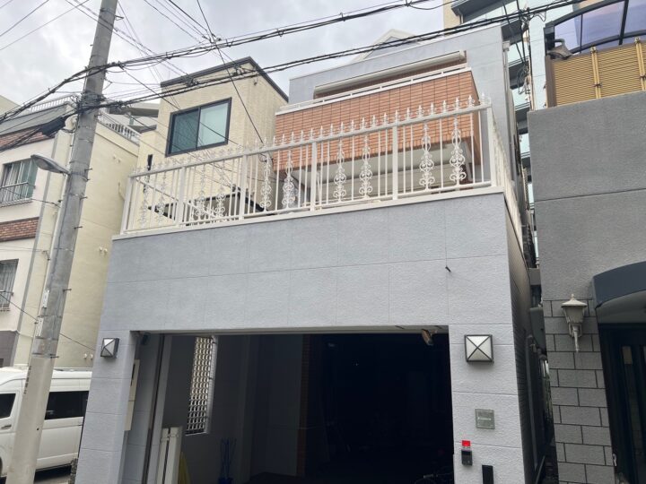 大阪市天王寺区空清町 K様邸 外壁塗装工事、屋根塗装工事