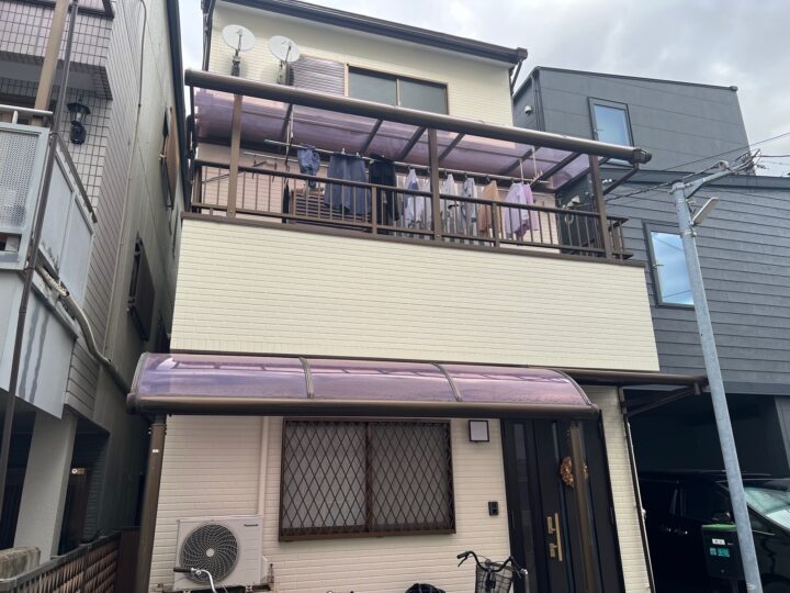 大阪市都島区都島本通5丁目 M様邸 外壁塗装工事、屋根塗装工事