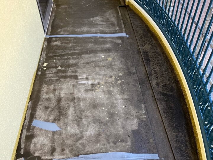 ベランダクラック補修