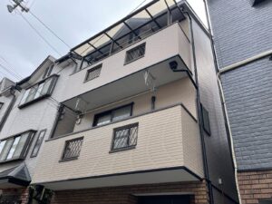 大阪市城東区鴫野西1丁目 N様邸 外壁塗装工事、屋根塗装工事