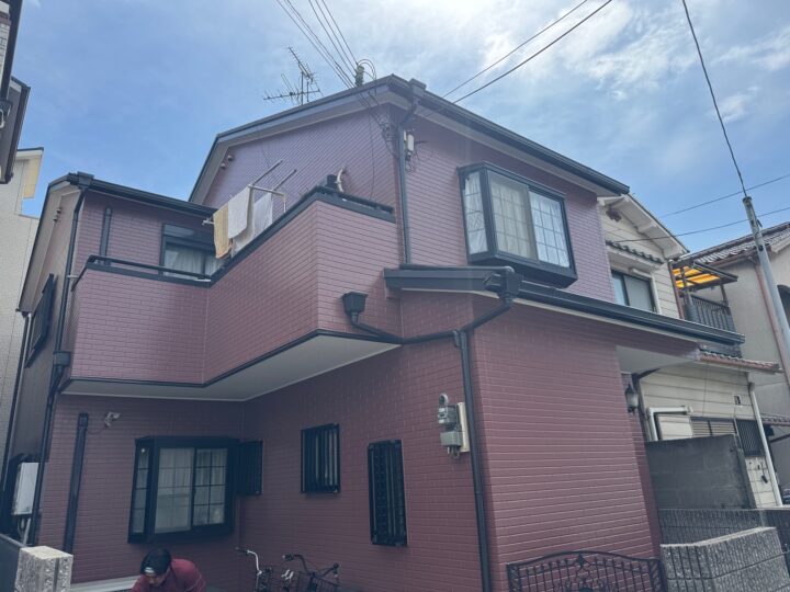 堺市堺区新在家町西4丁目　Y様邸　外壁塗装工事