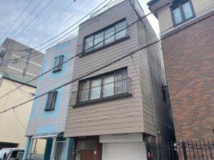 大阪市東成区東小橋1丁目 K様邸 外壁塗装工事