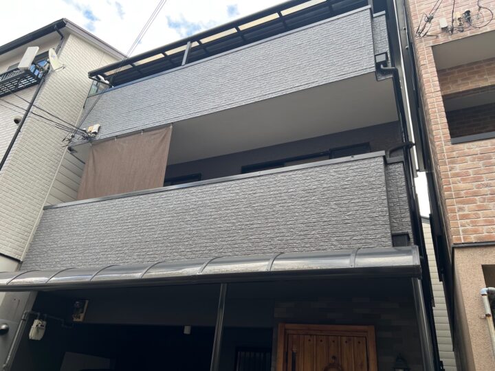 大阪市阿倍野区橋本町　I様邸　外壁塗装工事、屋根塗装工事