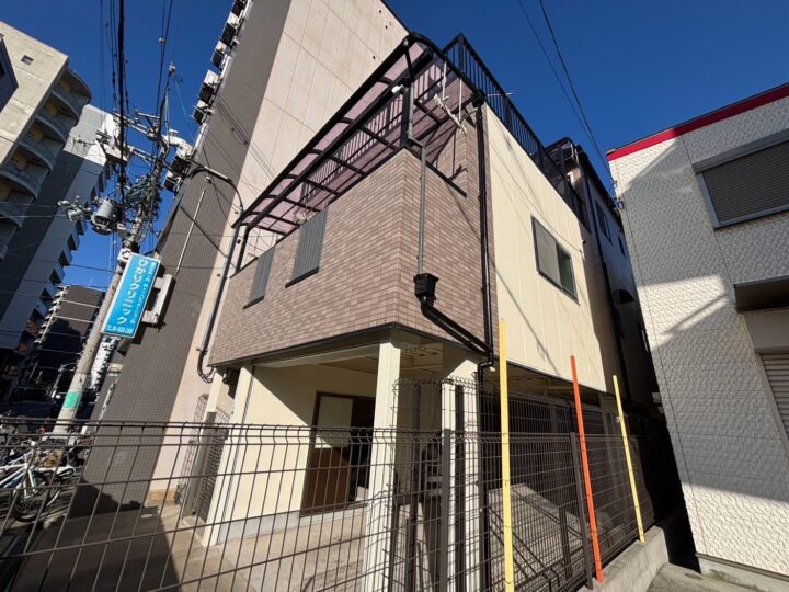 大阪市浪速区大国3丁目 N様邸 外壁塗装工事、屋根塗装工事、防水工事
