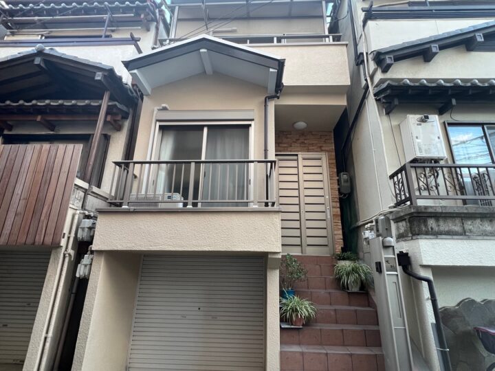 大阪市西成区玉出西2丁目 O様邸 外壁塗装工事、屋根塗装工事、防水工事、給湯器交換工事