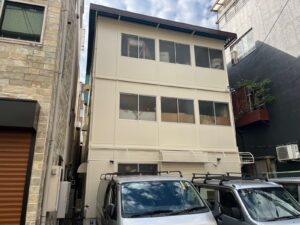 大阪市中央区上町1丁目 S社様 外壁塗装工事、屋根塗装工事